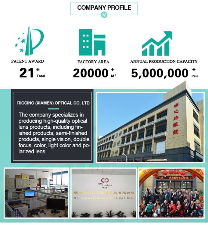 company profile of PC flat top bifocal lens